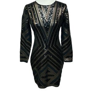 Express Sequins Mini Dress
